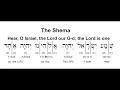 Shema Hear O’Israel Following Shofar Blowing Prayer 1