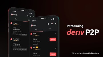 Introducing Deriv P2P (non-EU clients)