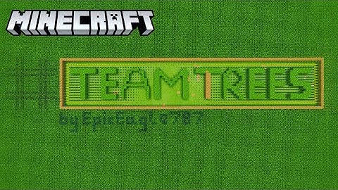 Planting *20Million* TREES in Minecraft #teamtrees / team tree