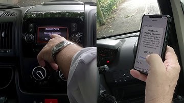 How to pair a mobile to the bluetooth system in a 2019 Citroen Relay