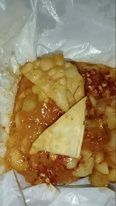Cipoki twist small perpaduan cilok dan makaroni saus barbeque & bon cabe 🔥 #shorts #fypシ