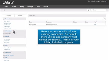 5) How to create a new company in Blesta by Gecko Websites