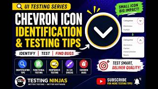 UI/UX Testing - Case Study 16 - Chevron Icon Testing #chevron #softwaretesting #tips #testingninjas