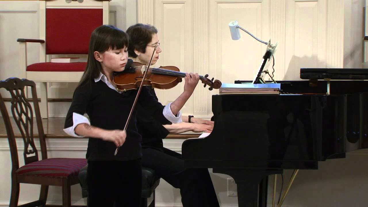 Maya Ridenour Maya Ridenour PerformsConcerto #5 in D major by Friedrich Seitz - YouTube