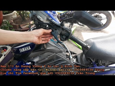 Video Cách làm nhẹ tay ga và tay côn Exciter bằng nhớt - youtube