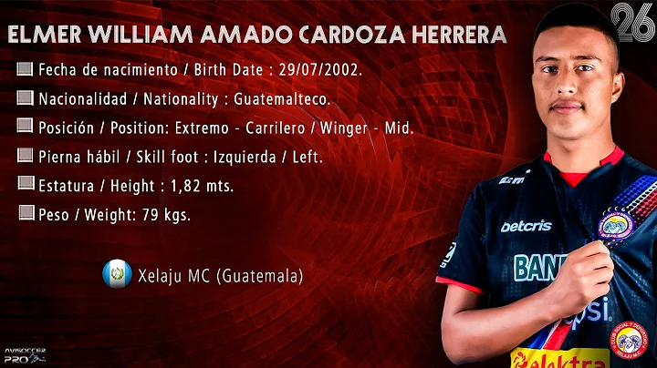 Elmer Cardoza #26 // Extremo - Carrilero / Winger ...