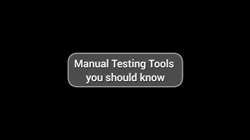 Manual Testing Tools you should know#testingcorner #automationtestingjobs #shorts #automationtesting