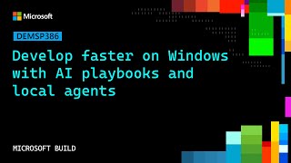 Develop Faster On Windows With Ai Playbooks And Local Agents  Demsp386