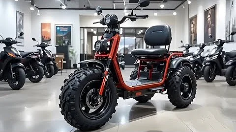 🔥2026 New Three Wheeler Electric Scooter Trike | Futuristic Design, Long Range & Smart Features🛵