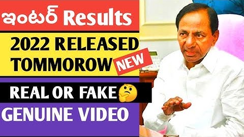 TS INTER RESULTS 2022 RELEASE TOMMOROW 😱15TH JUNE REAL OR FAKE🤔|GENUINE UPDATES|TS INTER RESULTS 🙏