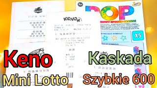 Keno with Multiplier. 5 numbers. Extra tickets. POP