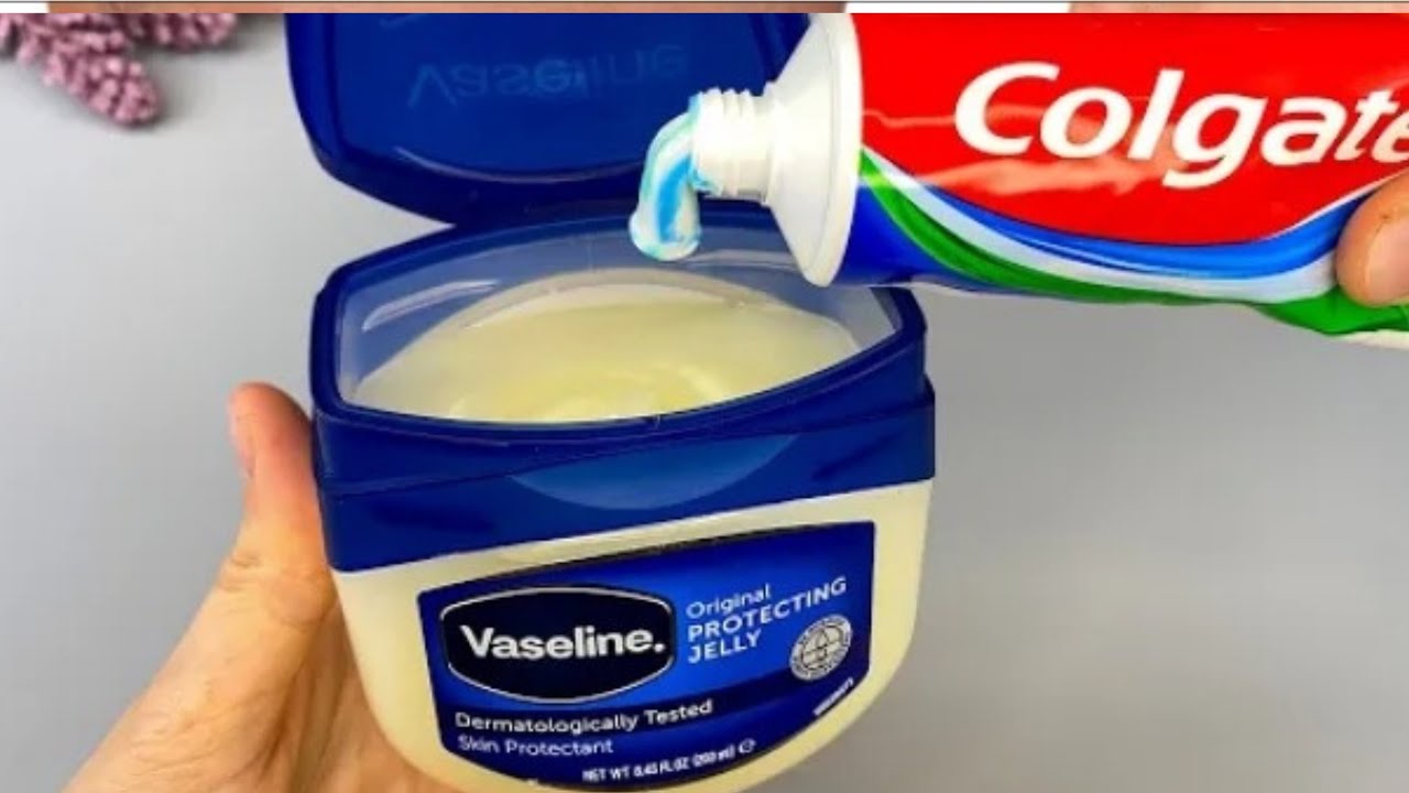 UNBELIEVABLE MIX TOOTHPASTE WITH VACELINE AND WATCH WHAT HAPPENS