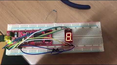 [AVR][ATmega 128 작품] ATmega128로 7-segment LED 조작하기!
