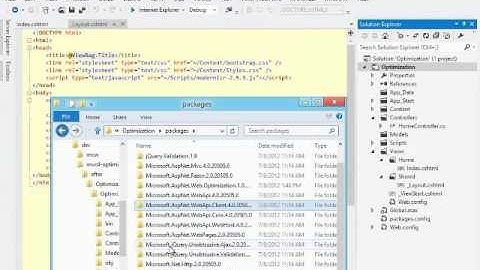 Web Optimization with ASP NET MVC Part I