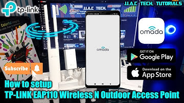 TP-Link EAP110 Wireless N Outdoor Access Point - How to setup