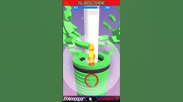 stack ball game play| level 337 | ofline game #shorts #stackball #uniquegamer