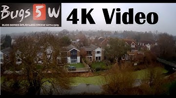 MJX Bugs 5W B5W review - 4K 3840x 2160@16fps Video & photos in overcast conditions .