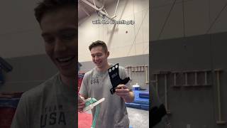 Gymnasts Try Crossfit Grips 🤢😂 #Gymnast #Crossfit #Gymnastics #Fail #Grips #Fails #Fitness #Sports