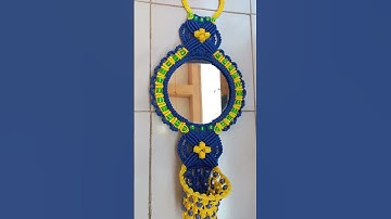 Macrame Round Shape Mirror Designs | @ManishaGole1