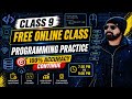 CLASS 9 COMPUTER UNIT 3 PROGRAMMING PRACTICE | LIVE Q/A SESSION | MOST IMPORTANT 5 PROGRAMS