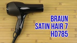Распаковка BRAUN Satin Hair 7 HD785