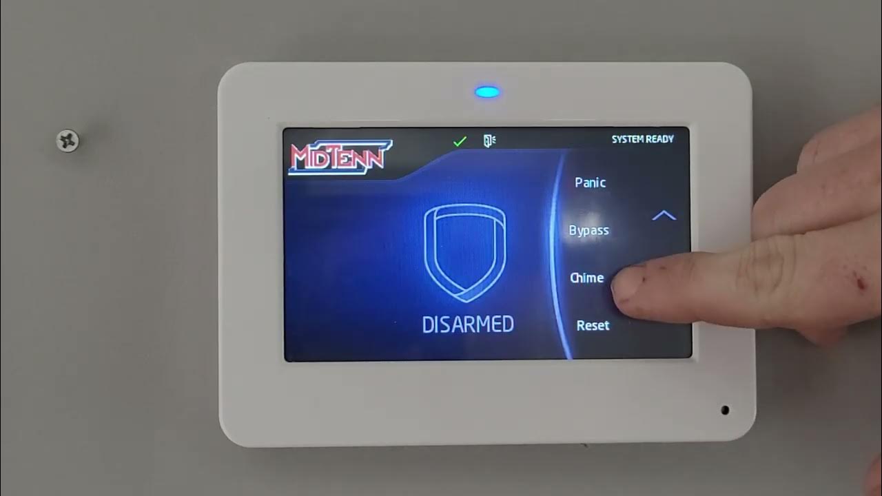 Chime Feature DMP Touchscreen Keypad YouTube