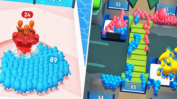 Count Masters Vs Mob Control Max Level Gameplay Walkthrough Android, iOS