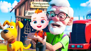 Grandparents Farm Song | Baby Farm Animals Escape | детские песни Nursery Rhymes | Baby & Kids Songs