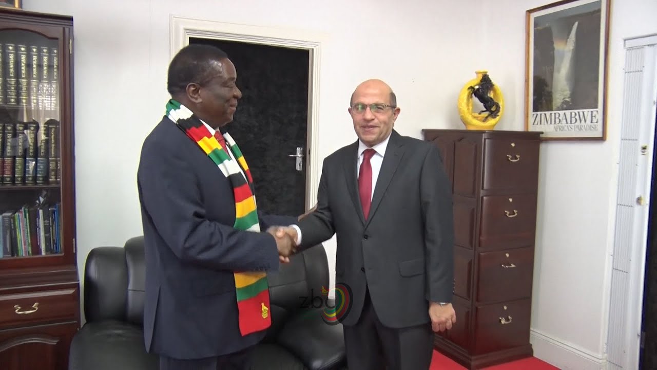 Egyptian ambassador bids President Mnangagwa farewell YouTube