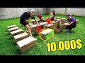 SI DESTRUYES LA CAJA CORRECTA GANAS 10.000$ *NO DESTRUYAS LA CAJA INCORRECTA* [Logan G]