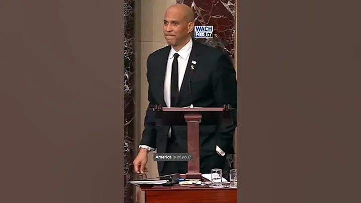Sen. Booker breaks record for longest Senate speech #shorts #shortnews #corybooker #corybookerspeech