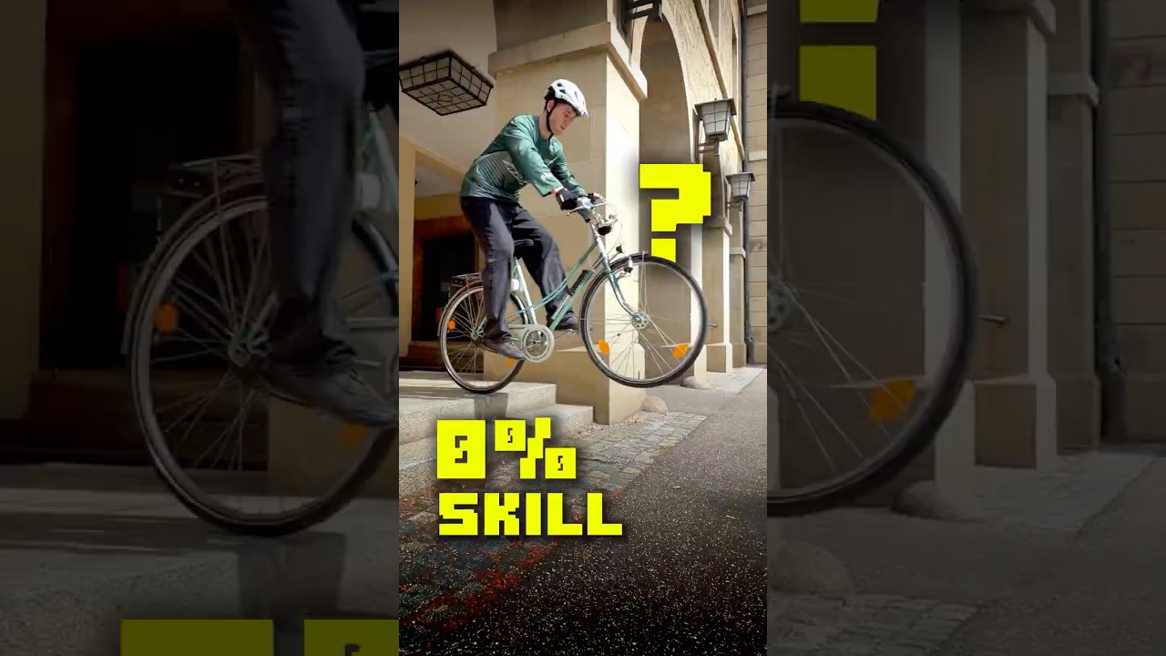 OHNE SKILL BIKE TRICKS?! 😳
