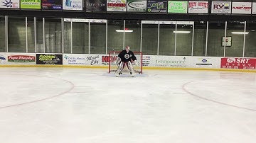 Goaltender Warm Up [ Basic Glove Save W/ Proper Tracking ]