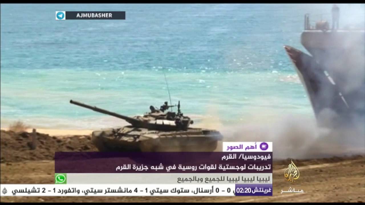 تدريبات لوجستية لقوات روسية في شبه جزيرة القرم بفيودوسيا