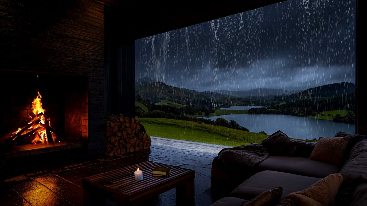 Relaxing Guitar & Rain for Wake Up at 3AM – Overnight Deep Rest