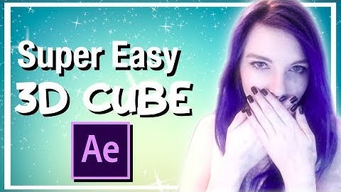 Super Easy 3D Cube Tutorial! // Adobe After Effects