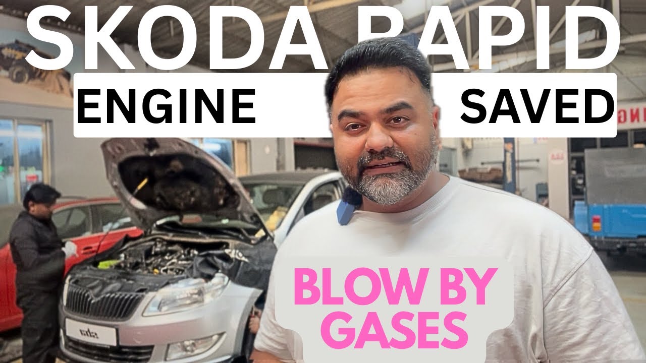Skoda Rapid engine saved | Blow by gases | SBA Mechanics | SBA Premium Motor Garage 