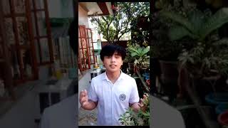 Performance Task in English Memorized Speech about life by Gabriel Clyde Clavano From Grde 9 Newton