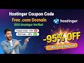 Hostinger Coupon Code 2026: Claim 3 Months FREE + 95% Discount