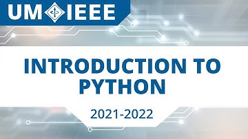 2021-2022 UMIEEE Introduction to Python Programming Workshop