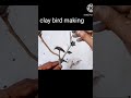 Clay bird making #short #claybird #craft #trending