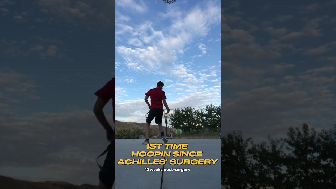 12 Weeks after Rupturing my Achilles' Tendon & I FINALLY played BASKETBALL AGAIN! 