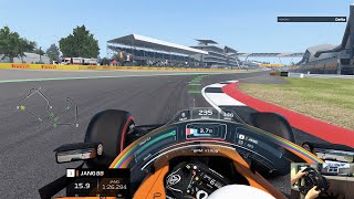 F1 2020 GAME BRITAIN TIME TRIAL FASTEST LAP : McLAREN F1 TEAM screenshot 5