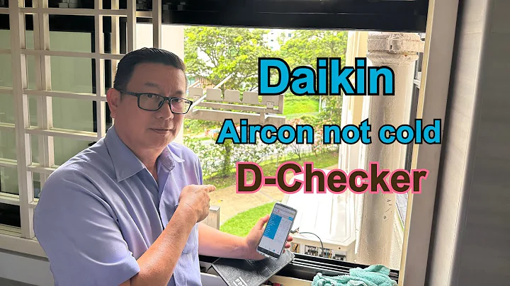 How to check, record & diagnosis Daikin aircon system [ not cooling & no error ] D-checker