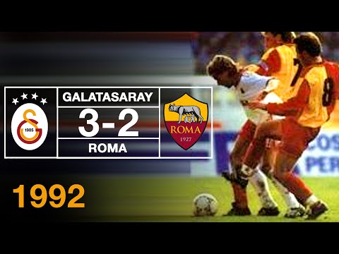 Nostalji Maçlar | Galatasaray 3- 2 Roma ( 09.12.1992 )