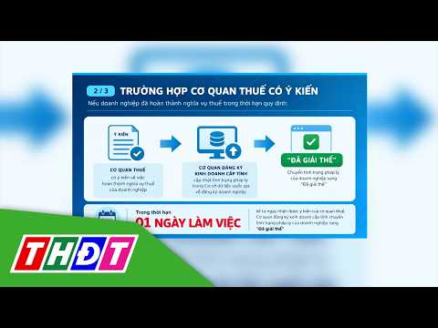 Hết nợ thuế, doanh nghiệp được chuyển trạng thái giải thể 1 ngày | THDT