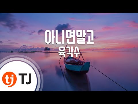 [TJ노래방] 아니면말고 - 육각수 / TJ Karaoke