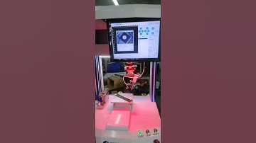 Window systems soldering Robert with CCD camera, touch screen with PC