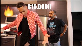$15,000 LOUIS VUITTON X SUPREME JACKET PRESENT PRANK!!
