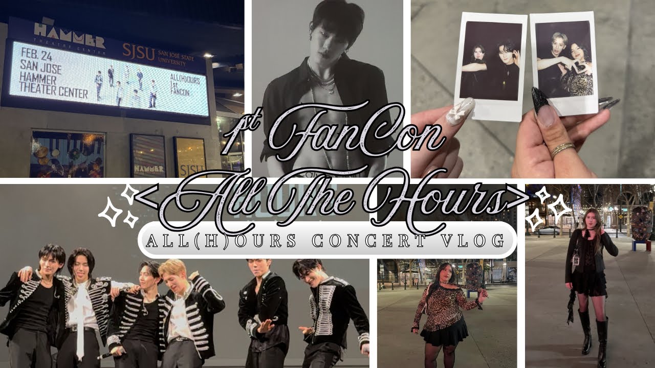 all(h)ours concert vlog! All The Hours Tour | premium seating & 1:1 snapshot